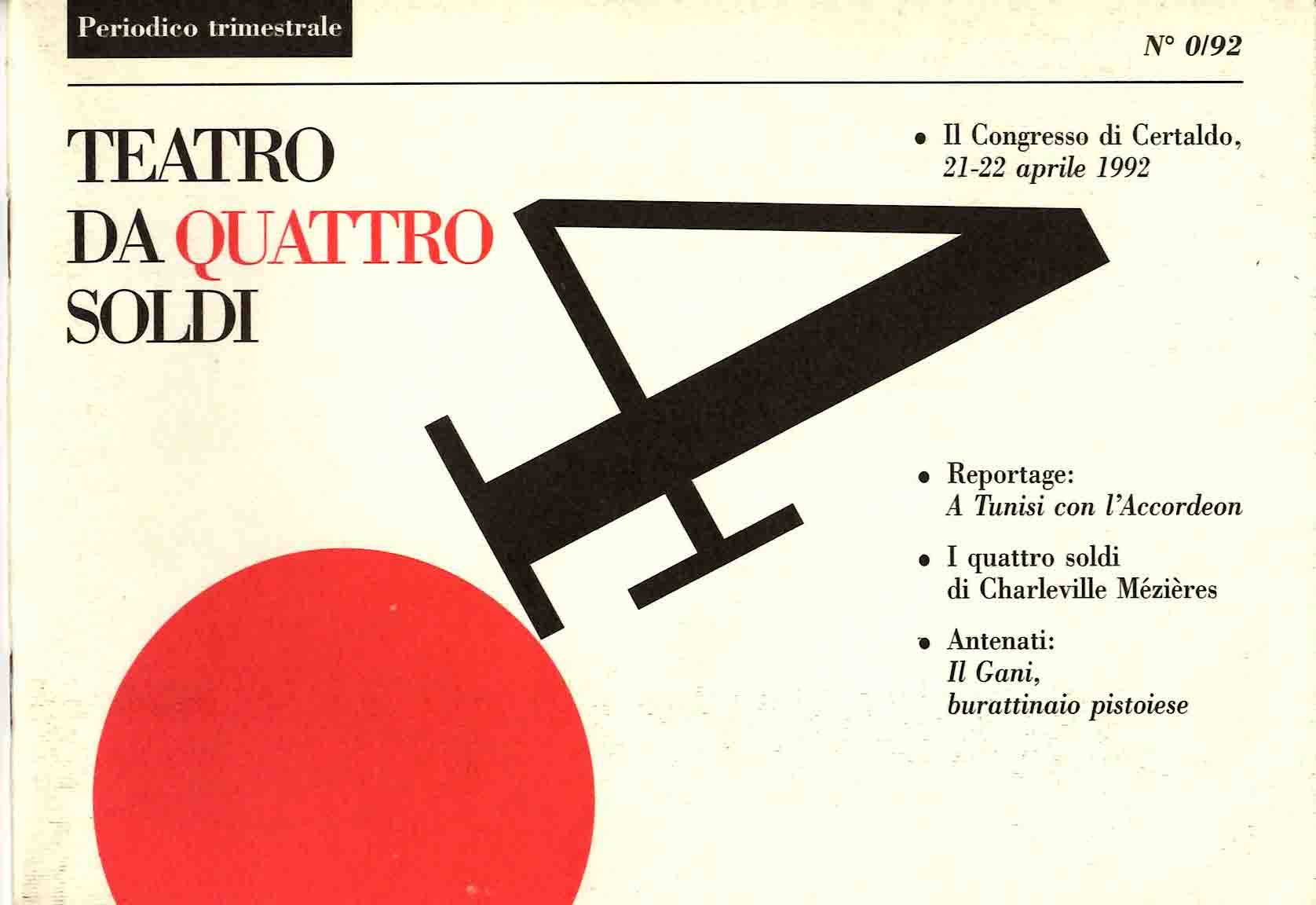 Teatro da quattro soldi. Periodico trimestrale